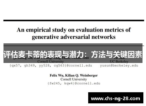 评估麦卡蒂的表现与潜力：方法与关键因素